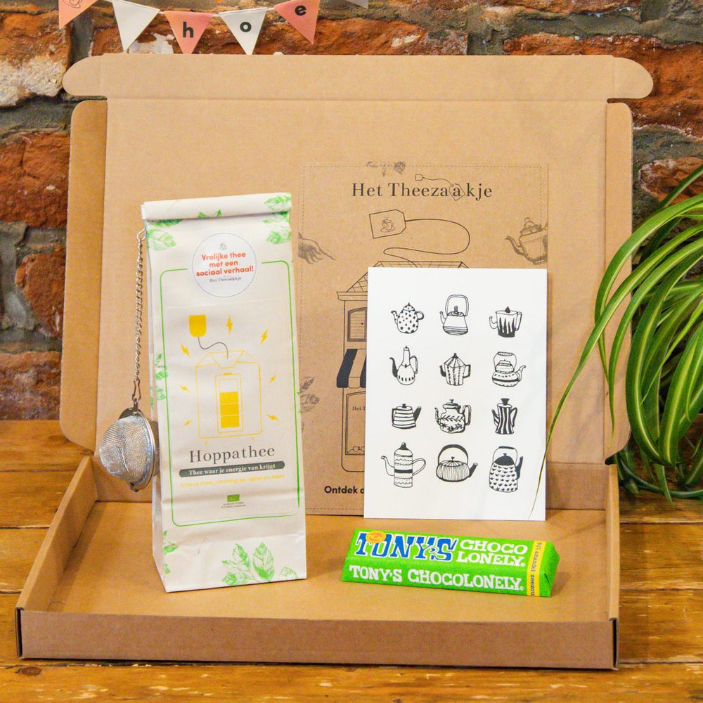Thee cadeaupakket Brievenbus - Het Theezaakje