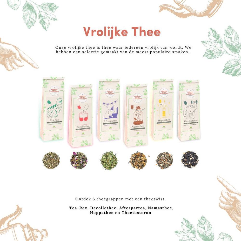 Vrolijk Thee proefpakket - Het Theezaakje