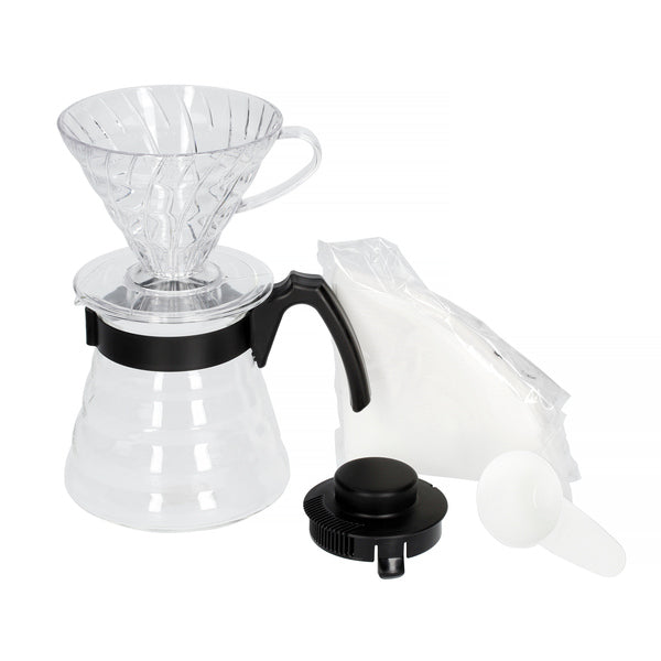 Hario V60-02 Dripper Set Clear