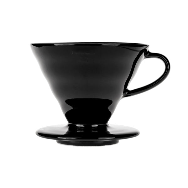 Hario V60-02 Ceramic Coffee Dripper Kasuya Zwart