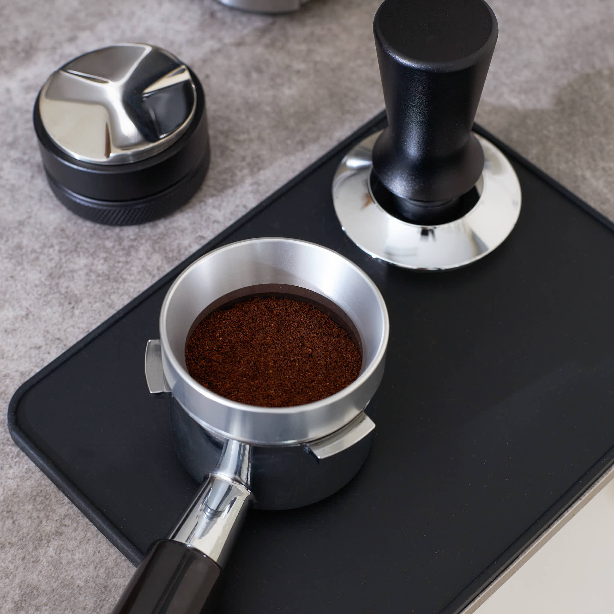 Tamping mat plat
