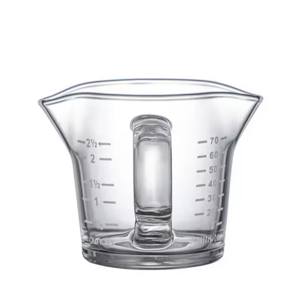 Espresso-maatbeker met handvat, 100 ml, 304 roestvrij stalen espressokopjes, 2 stuks dubbele V-vormige schenktuit en dubbele schaal, metalen espresso-borrelbeker Espresso-maatbeker met handvat, 100 ml, 304 roestvrij stalen espressokopjes, 2 stuks dubbele V-vormige schenktuit en dubbele schaal, metalen espresso-borrelbeker