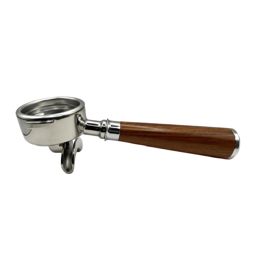 Double Spout Portafilter (Hout) voor 58mm E61