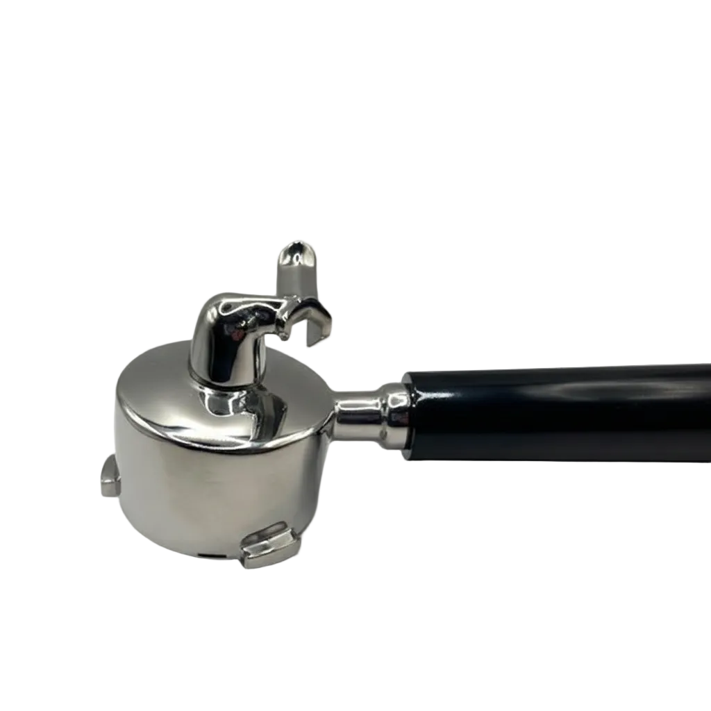 Double Spout Portafilter (Zwarte kunststof) voor 51mm Delonghi Dedica