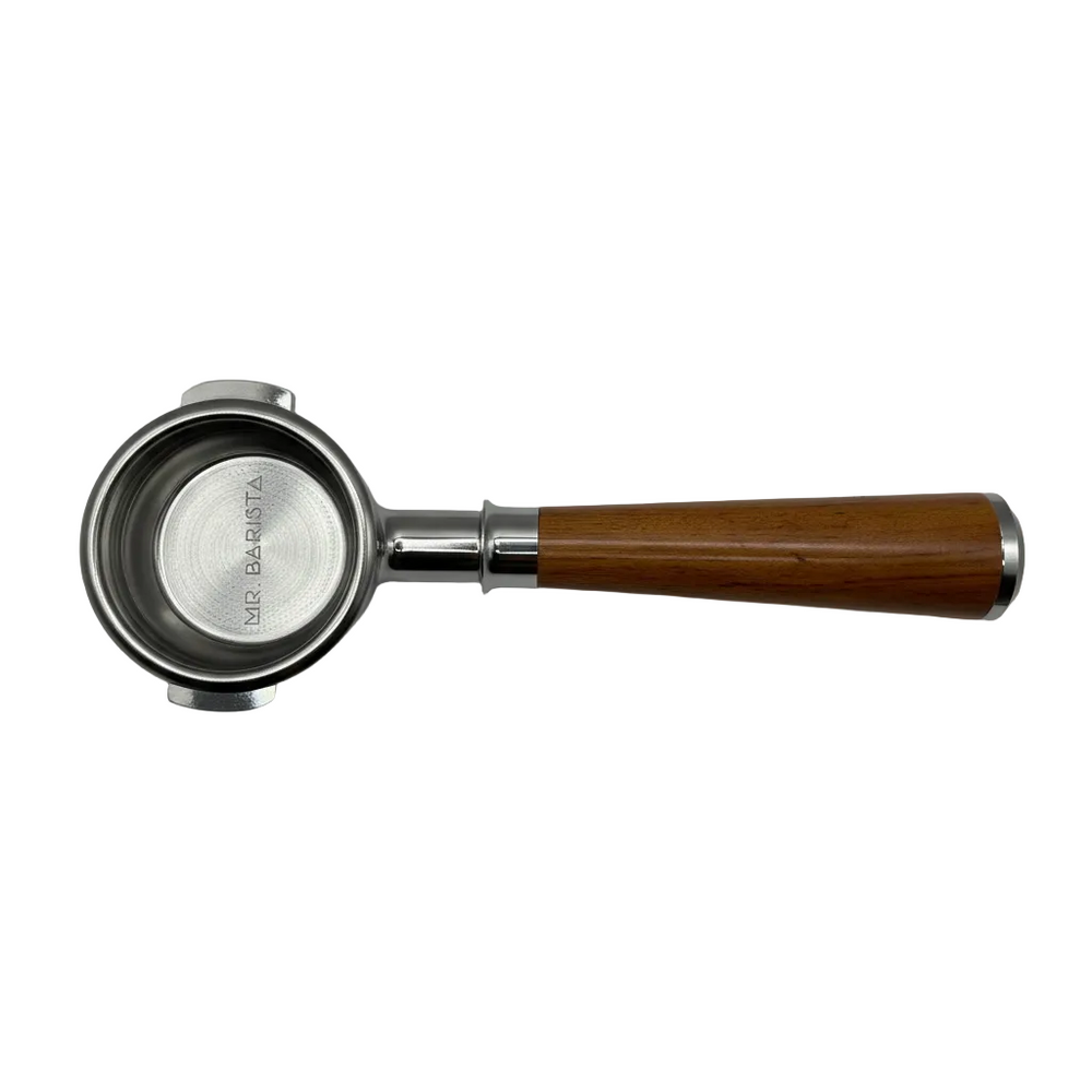 Bottomless Portafilter (Hout) voor 58mm E61