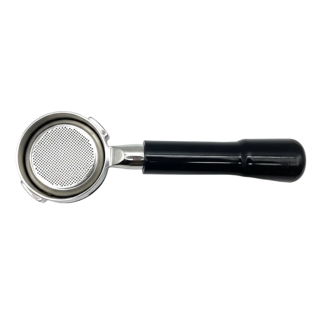 Bottomless Portafilter – Zwarte Kunststof Handgreep – 58mm voor Gaggia