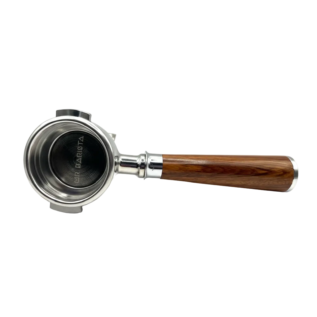 Double Spout Portafilter (Hout) voor 58mm E61