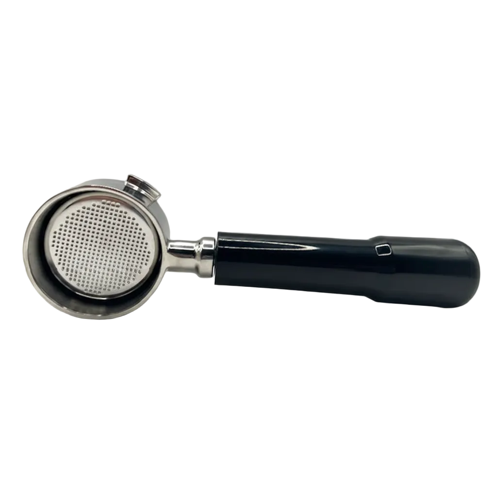 Bottomless Portafilter – Zwarte kunststof handgreep – Voor 51mm De’Longhi Dedica