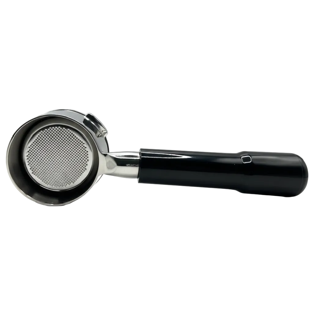 Bottomless Portafilter – Zwarte Kunststof Handgreep – 58mm voor Gaggia