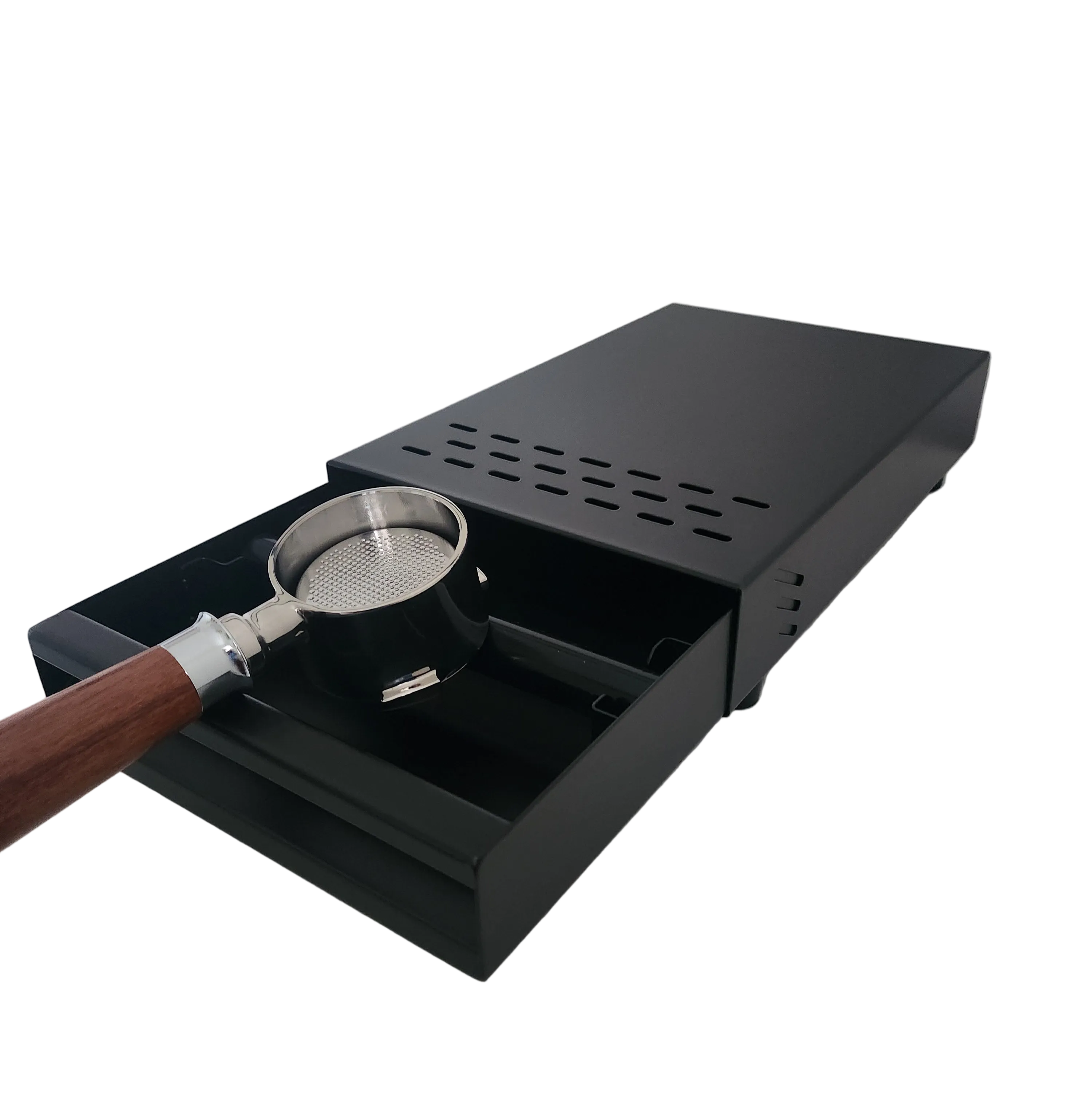 Mini uitkloplade RVS zwart
