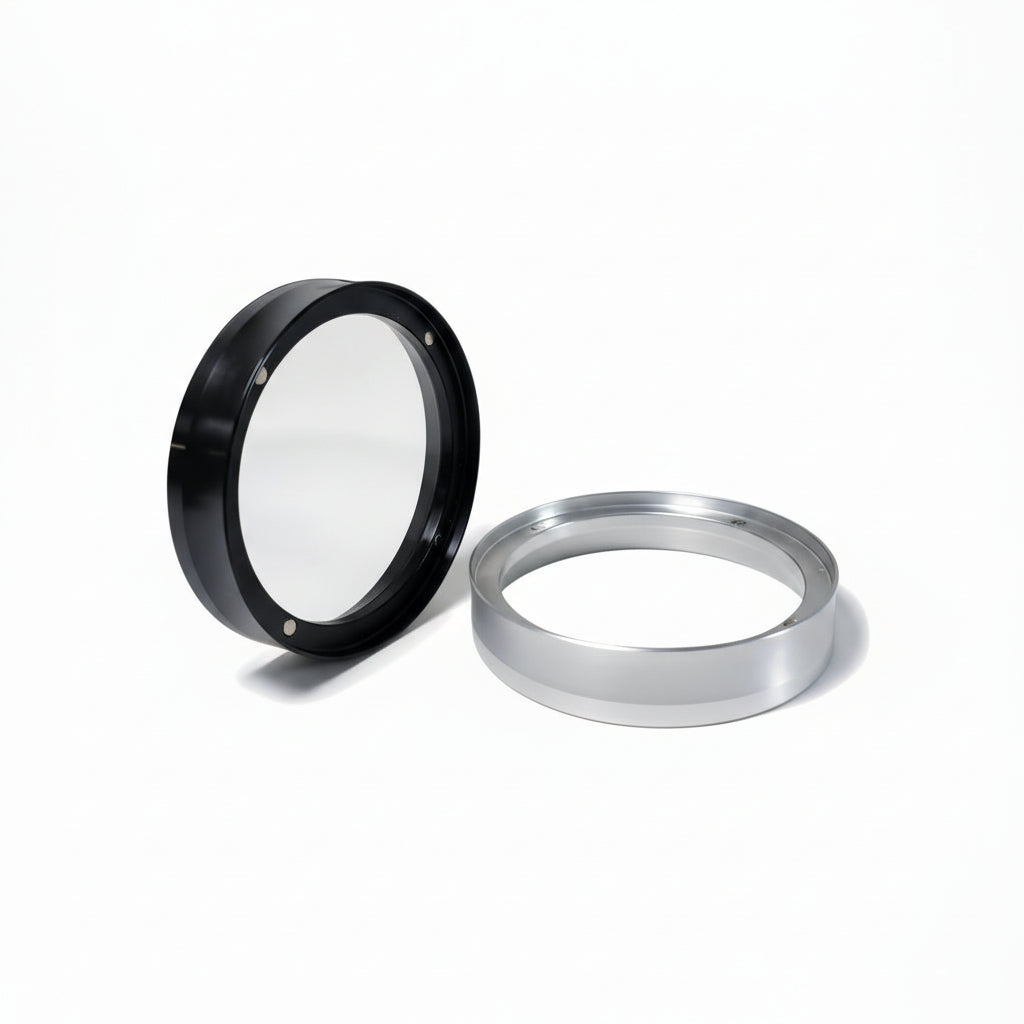 V1 doseerring magnetisch - 51mm zilver/zwart (4 magneten)