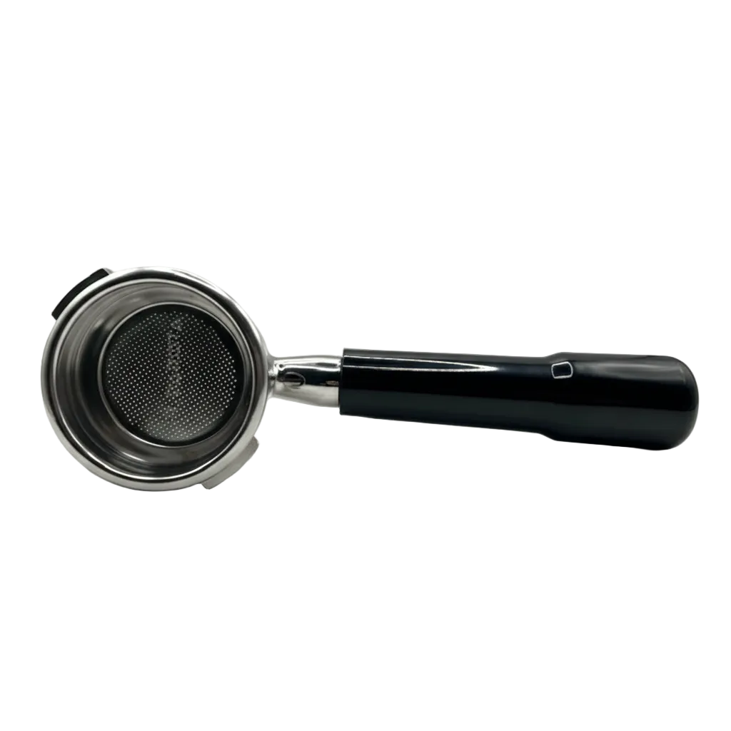 Bottomless Portafilter – Zwarte Kunststof Handgreep – 58mm voor Gaggia