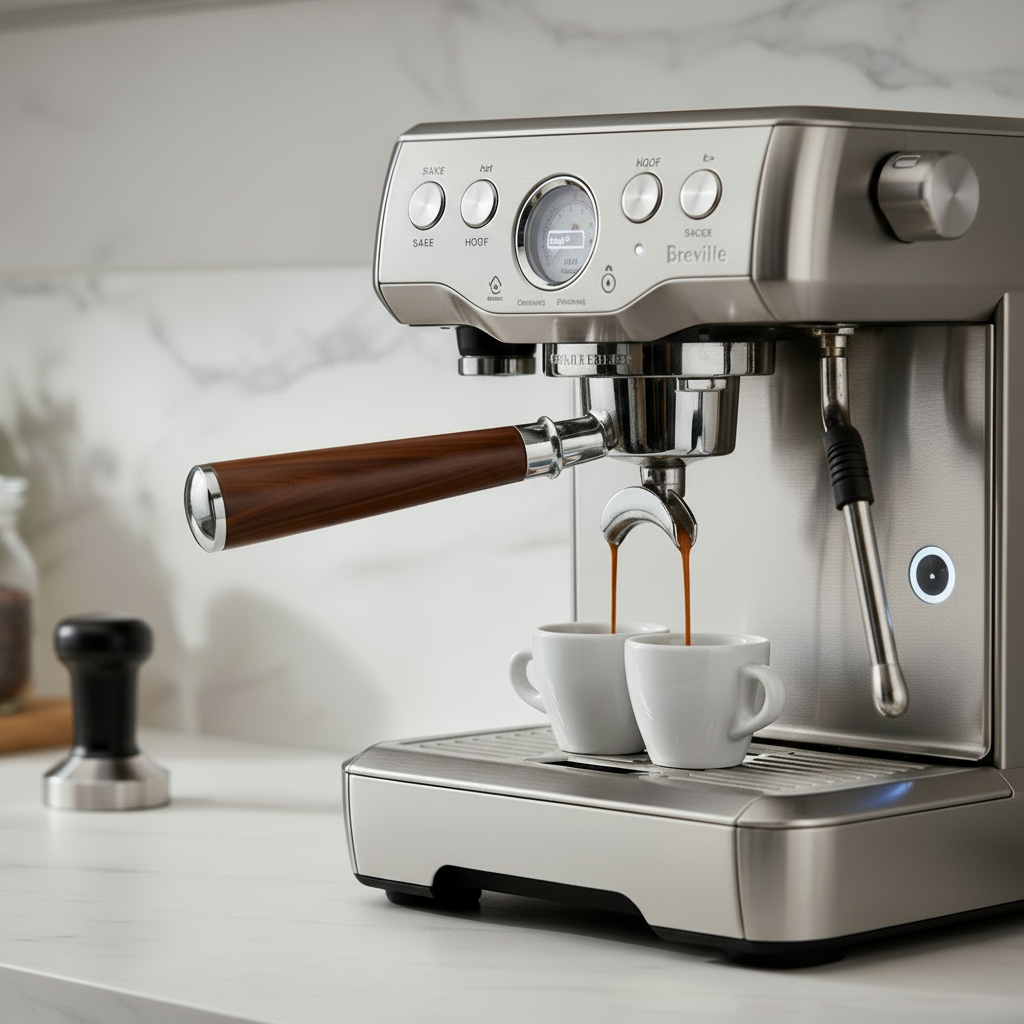 Double Spout Portafilter 54mm Sage / hout