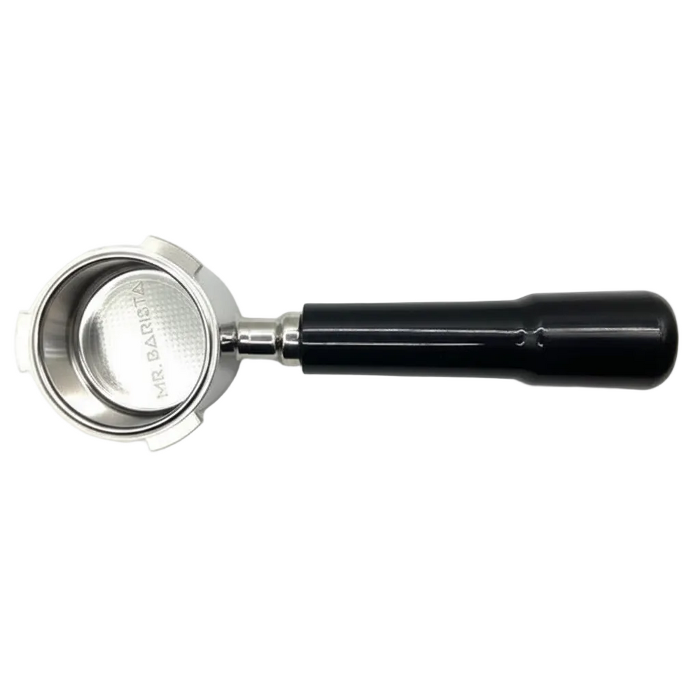 Bottomless Portafilter – Zwarte kunststof handgreep – Voor 51mm De’Longhi Dedica