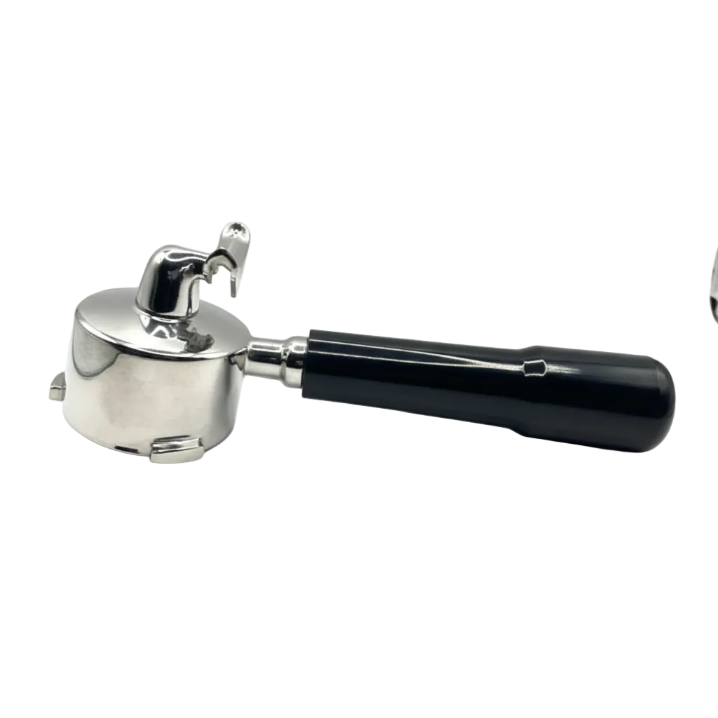 Double Spout Portafilter (Zwarte kunststof) voor 51mm Delonghi Dedica