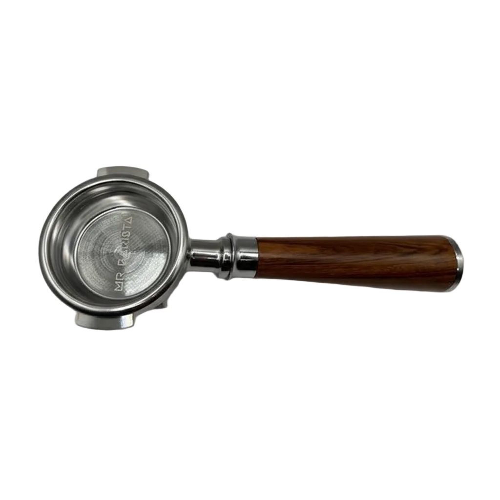 Double Spout Portafilter (Hout) voor 58mm E61